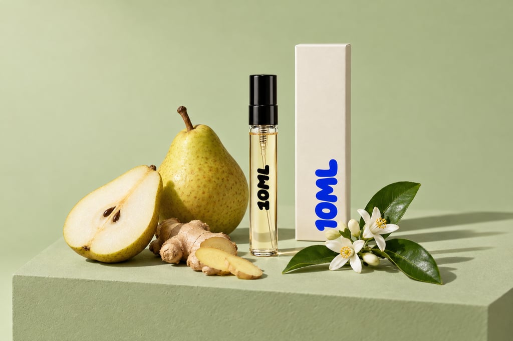 Odstřik 10ML Blue Talisman (Ex Nihilo) a hlavní tóny: hruška, zázvor a pomerančový květ