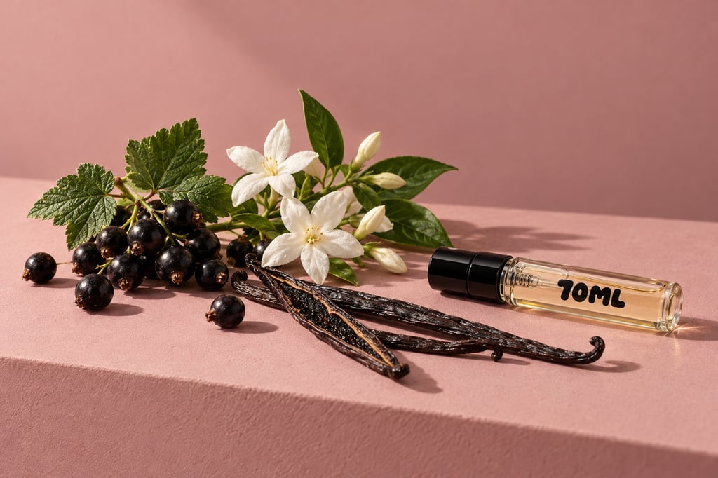 Blackcurrant, jasmine and vanilla as raw materials: notes of Valentino Donna Born In Roma by Valentino