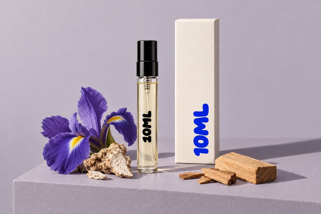 10ML-decant van Green Irish Tweed van Creed met iris en sandelhout, de belangrijkste geurnoten