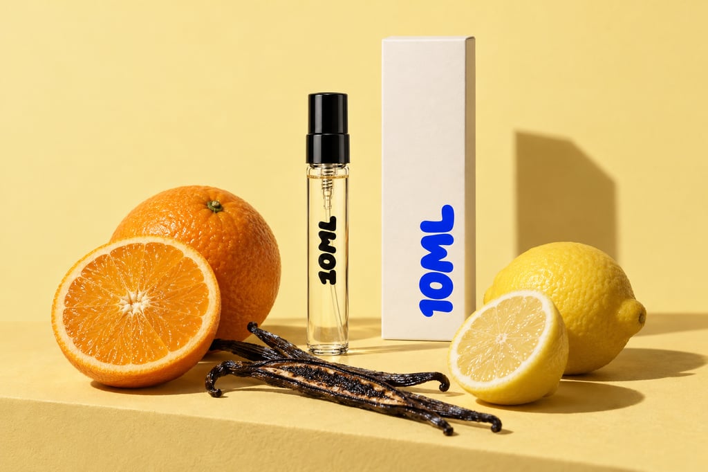 Eine 10ML-Abfüllung von Erba Pura (Xerjoff) mit den Hauptnoten: Orange, Zitrone und Vanille