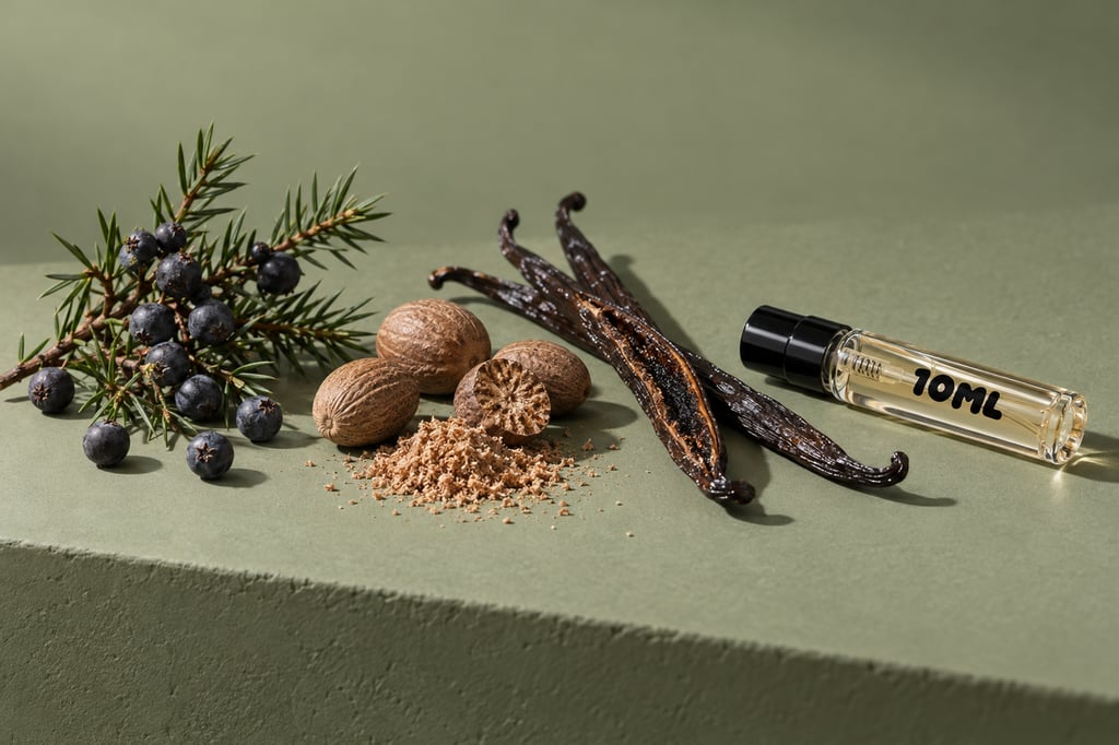 Jeneverbes, nootmuskaat en vanille als grondstoffen: geurnoten van Gentle Fluidity Gold van Maison Francis Kurkdjian