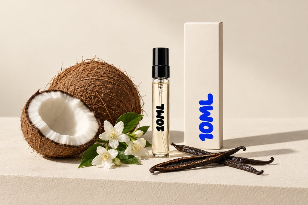 Un decant 10ML de Hypnotic Poison (Dior) cu notele principale: nucă de cocos, iasomie și vanilie