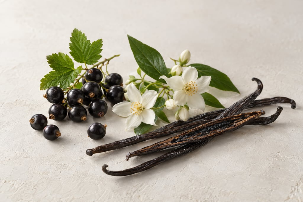 Blackcurrant, jasmine and vanilla as raw materials: notes of La Vie Est Belle by Lancôme