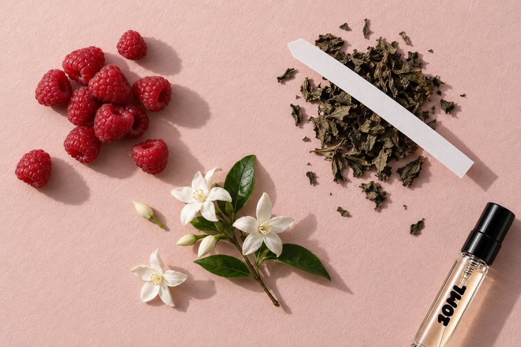 Raspberry, jasmine and patchouli as raw materials: notes of Lady Million by Rabanne
