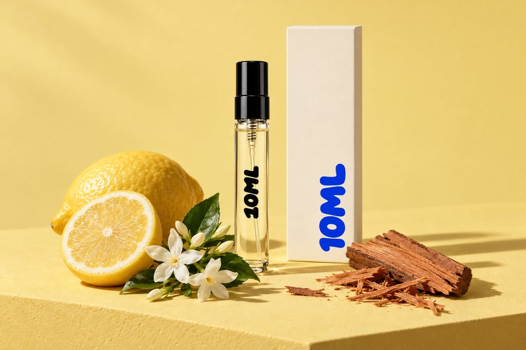 10ML-decant van Light Blue van Dolce&Gabbana met citroen, jasmijn en cederhout, de belangrijkste geurnoten