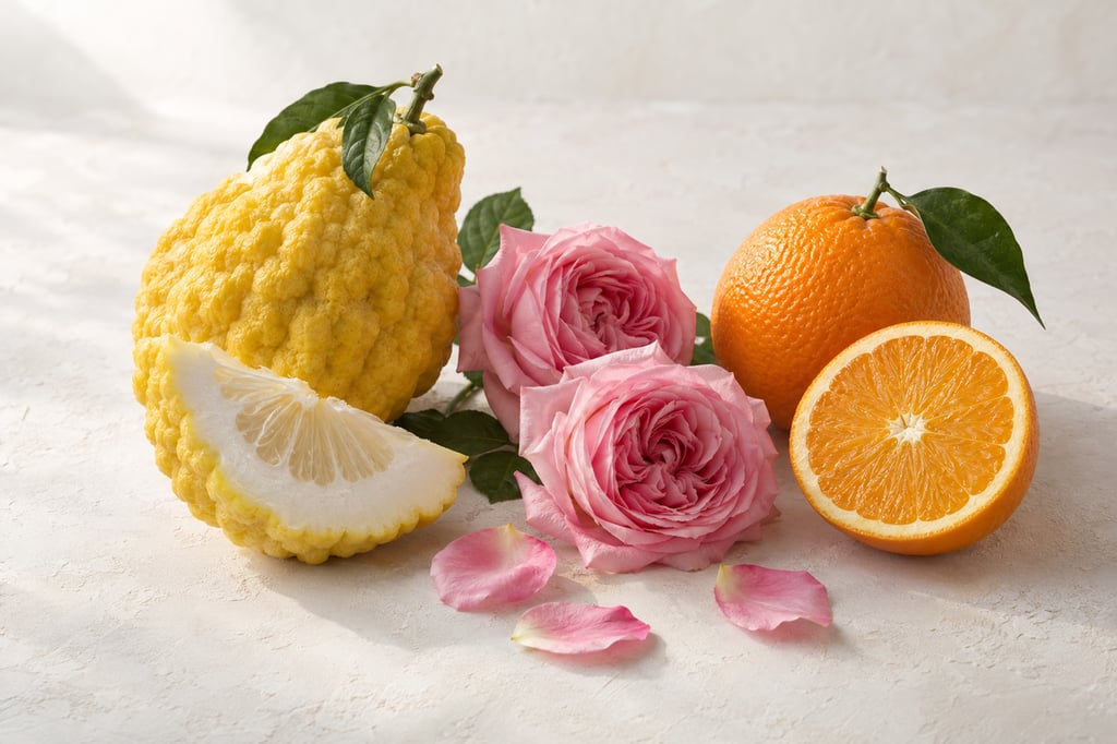 Citron, rose and orange as raw materials: notes of Pacific Chill by Louis Vuitton