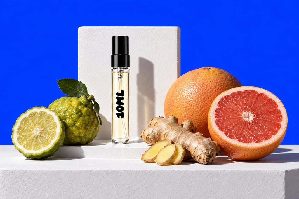 10ML-decant van Symphony van Louis Vuitton met bergamot, gember en grapefruit, de belangrijkste geurnoten