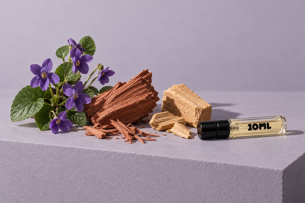 Viooltje, cederhout en sandelhout als grondstoffen: geurnoten van Mojave Ghost van Byredo