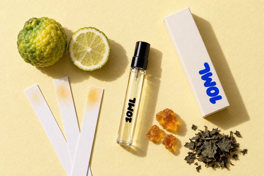 Un décant 10ML de Narciso Rodriguez For Her (Narciso Rodriguez) avec ses notes clés : bergamote, ambre et patchouli