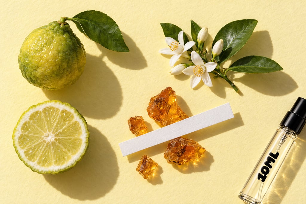 Bergamot, neroli and amber as raw materials: notes of Neroli Portofino by Tom Ford