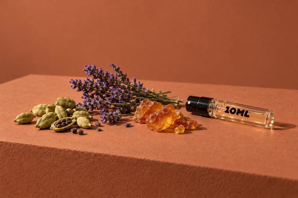 Cardamom, lavender and amber as raw materials: notes of Sauvage Elixir by Dior
