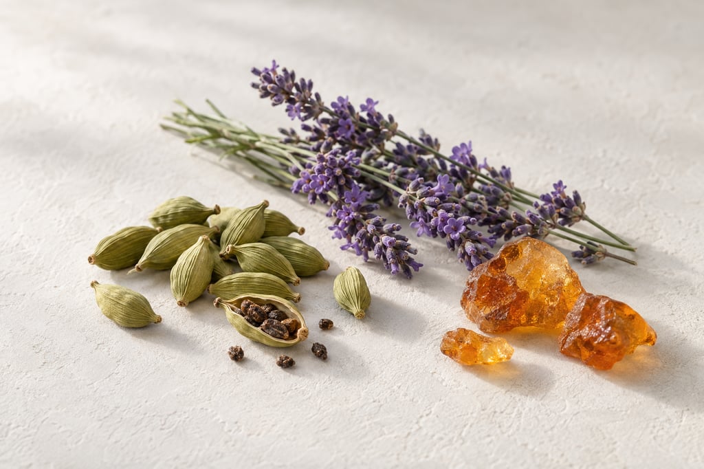 Cardamomo, lavanda y ámbar como materias primas: notas de Sauvage Elixir de Dior