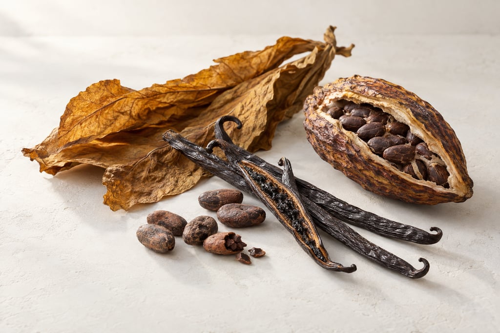 Hoja de tabaco, vainilla y cacao como materias primas: notas de Tobacco Vanille de Tom Ford