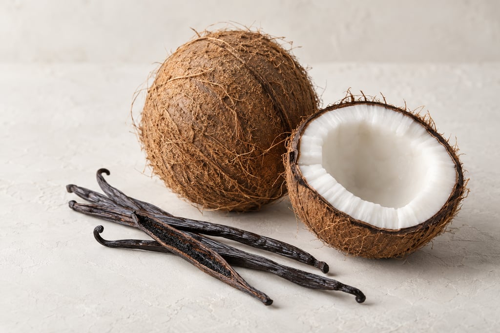 Coconut and vanilla as raw materials: notes of Vanilla Powder by Matière Première