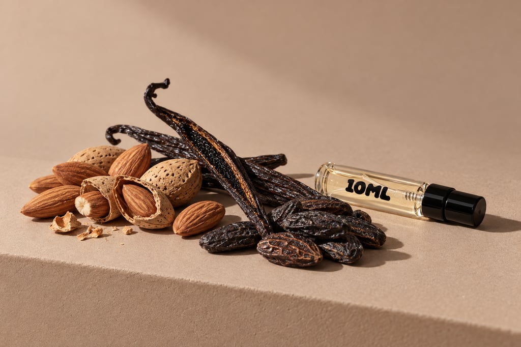 Bitter almond, vanilla and tonka bean as raw materials: notes of Vanilla Sex by Tom Ford