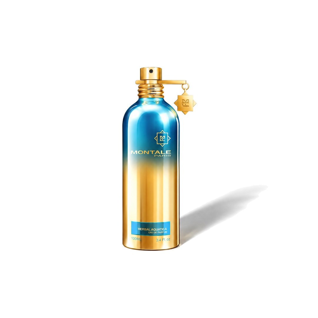 Herbal Aquatica by Montale, bottle casting a soft shadow, photo 1 of 6