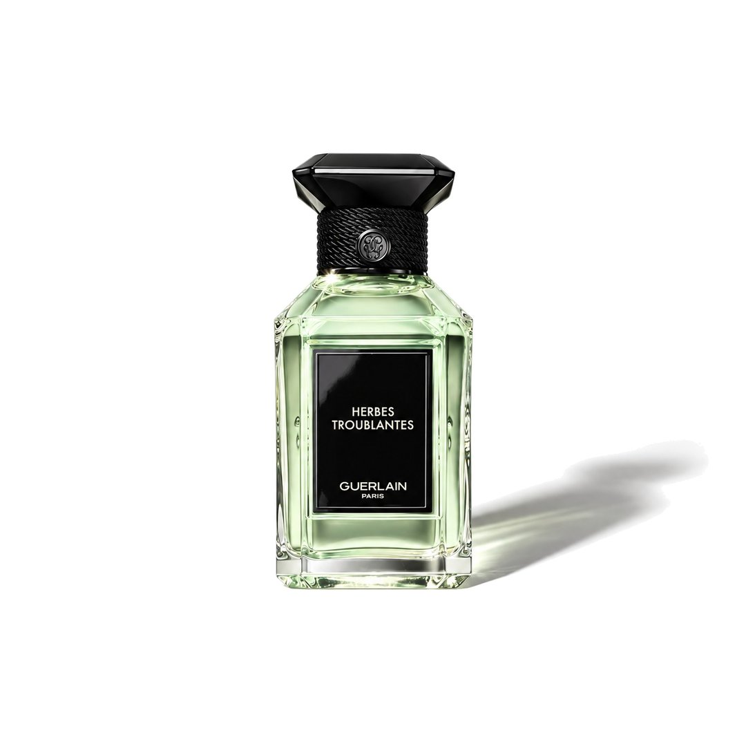 Herbes Troublantes by Guerlain, bottle casting a soft shadow, photo 1 of 6