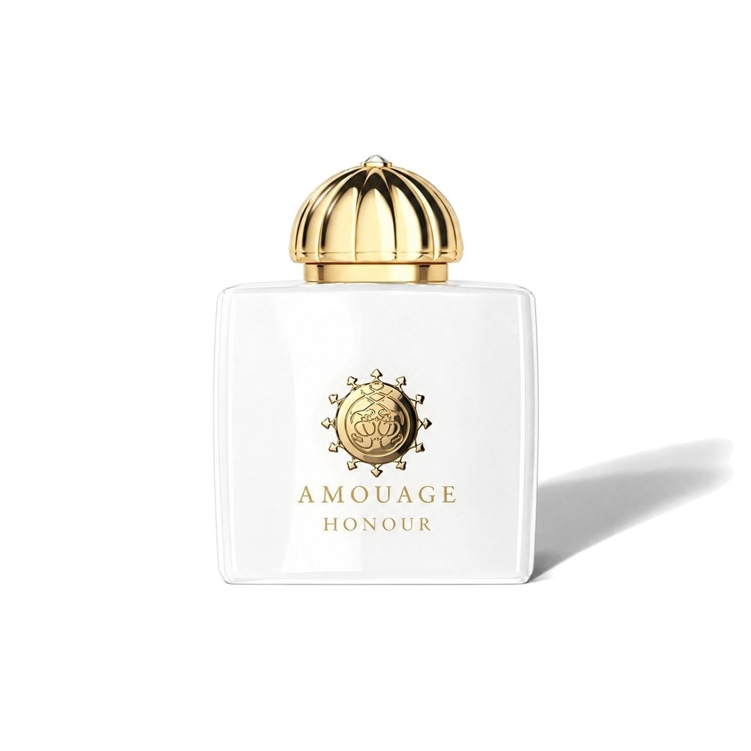 Honour Woman by Amouage, bottle casting a soft shadow, photo 1 of 6
