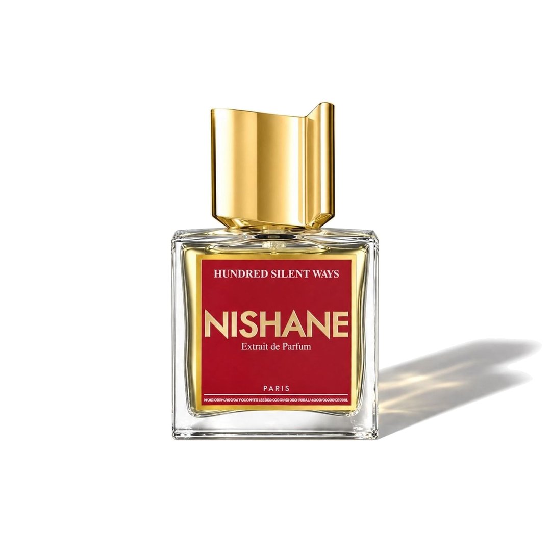Hundred Silent Ways by Nishane, bottle casting a soft shadow, photo 1 of 6