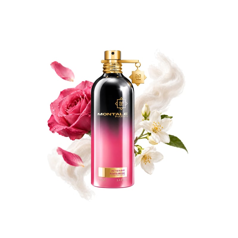 Montale Intense Roses Musk, az üveg és fő illatjegyei: Rózsa, Jázmin és Pézsma