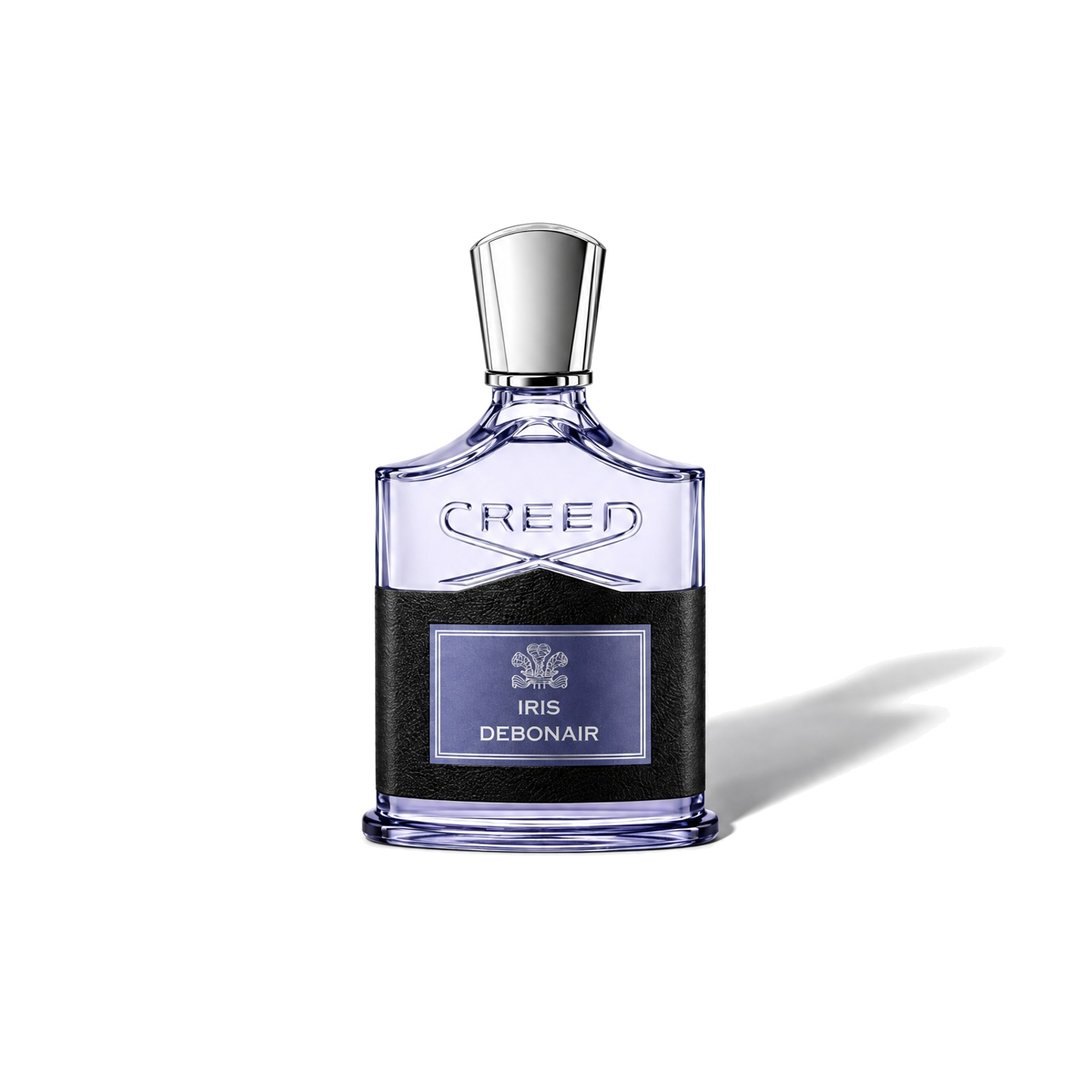Iris Debonair by Creed, bottle casting a soft shadow, photo 1 of 6