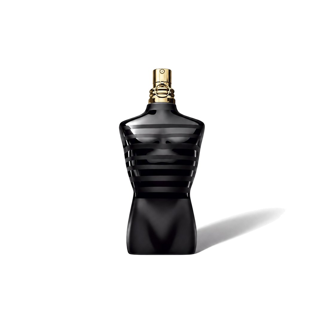 Le Male Le Parfum de la Jean Paul Gaultier, flacon care proiectează o umbră discretă, fotografia 1 din 6