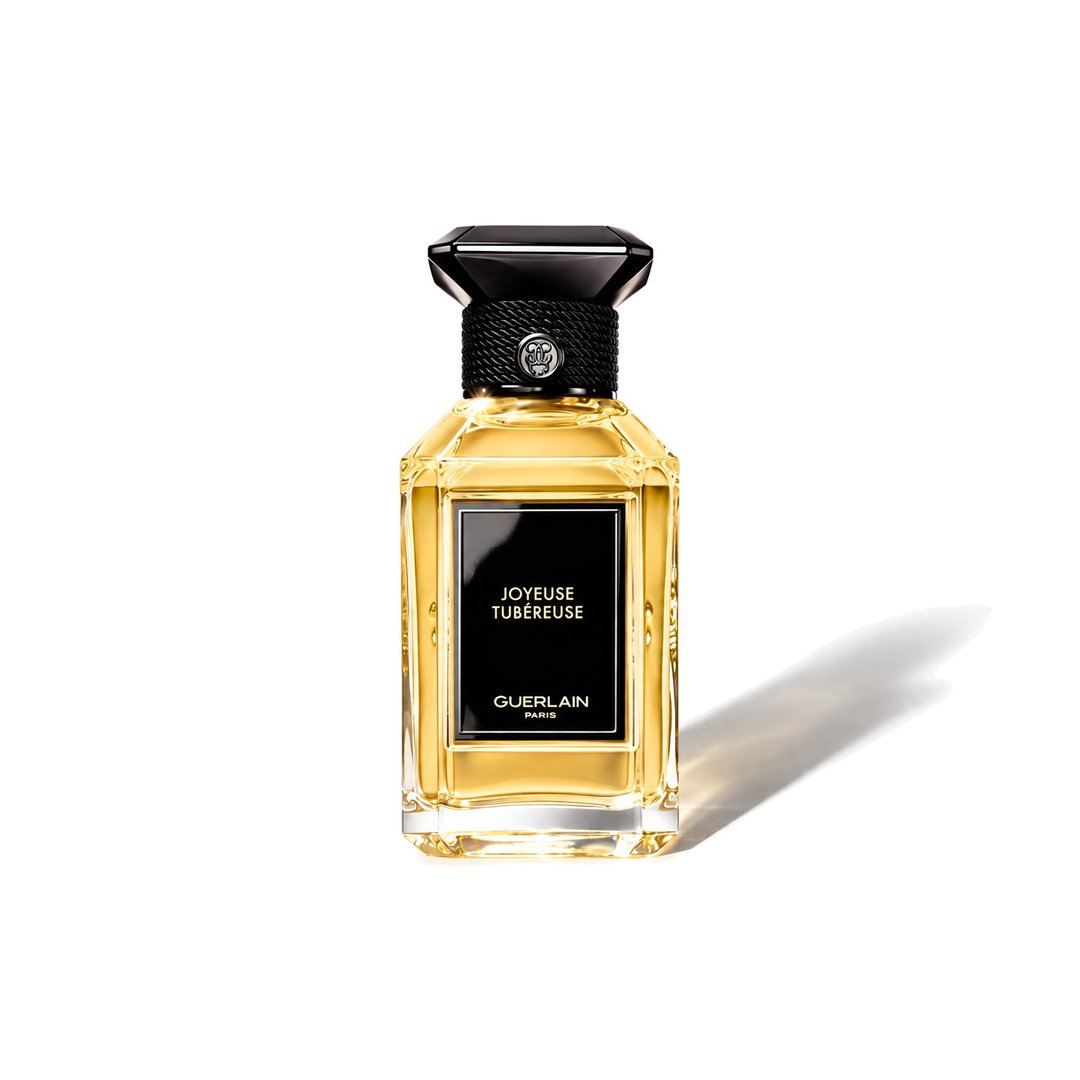 Joyeuse Tubéreuse by Guerlain, bottle casting a soft shadow, photo 1 of 6