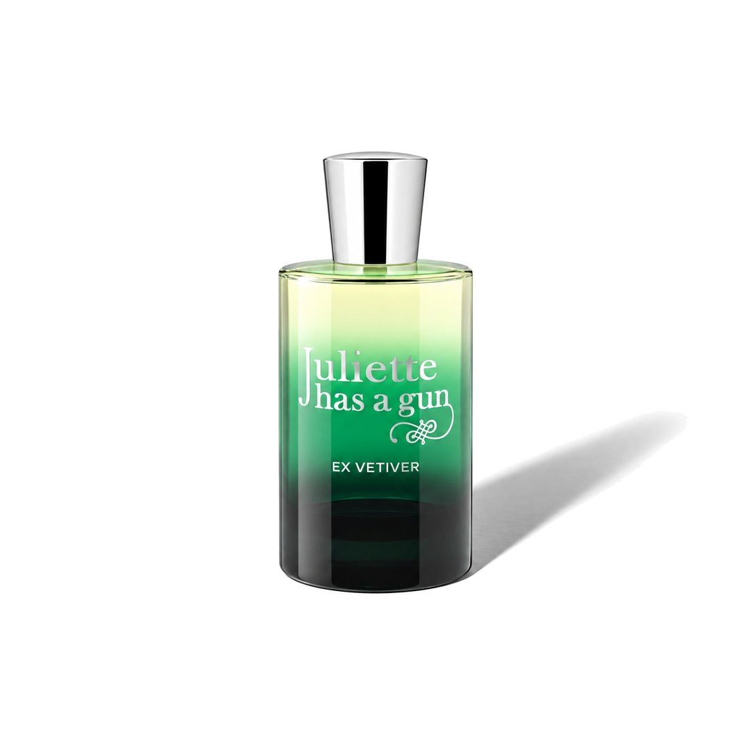 Ex Vetiver by Juliette Has a Gun, bottle casting a soft shadow, photo 1 of 6