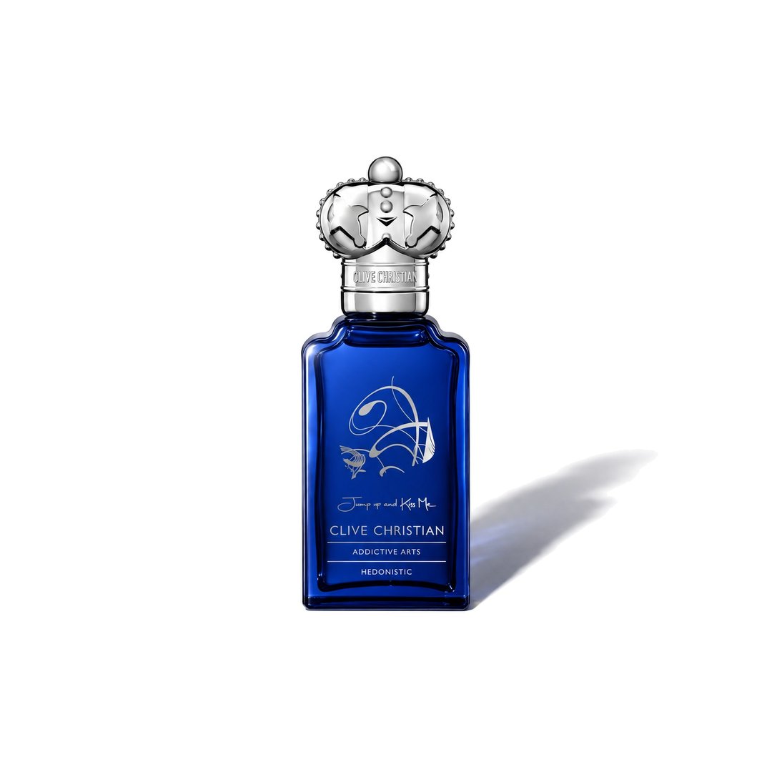 Jump Up And Kiss Me Hedonistic by Clive Christian, bottle casting a soft shadow, photo 1 of 6