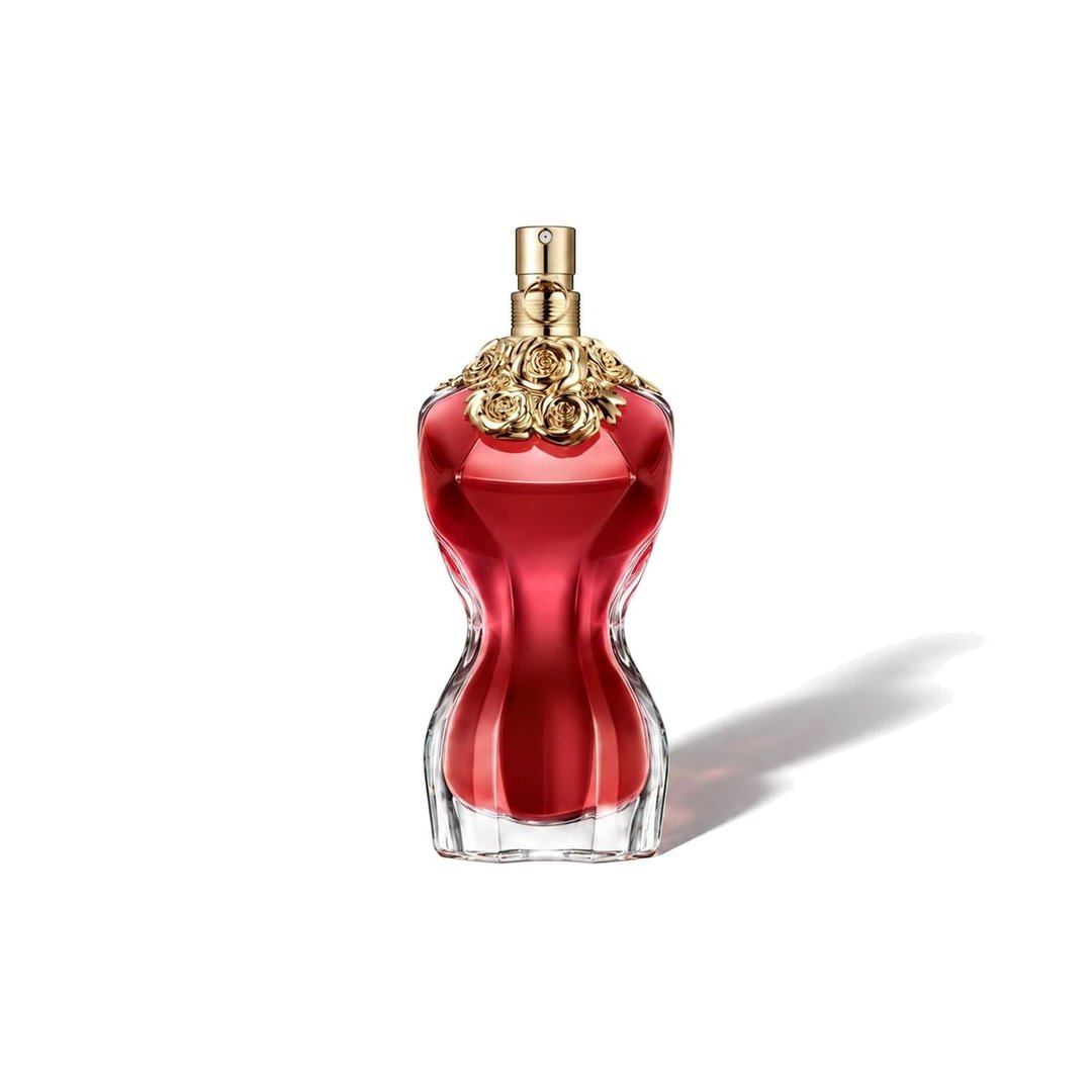 La Belle by Jean Paul Gaultier, bottle casting a soft shadow, photo 1 of 6