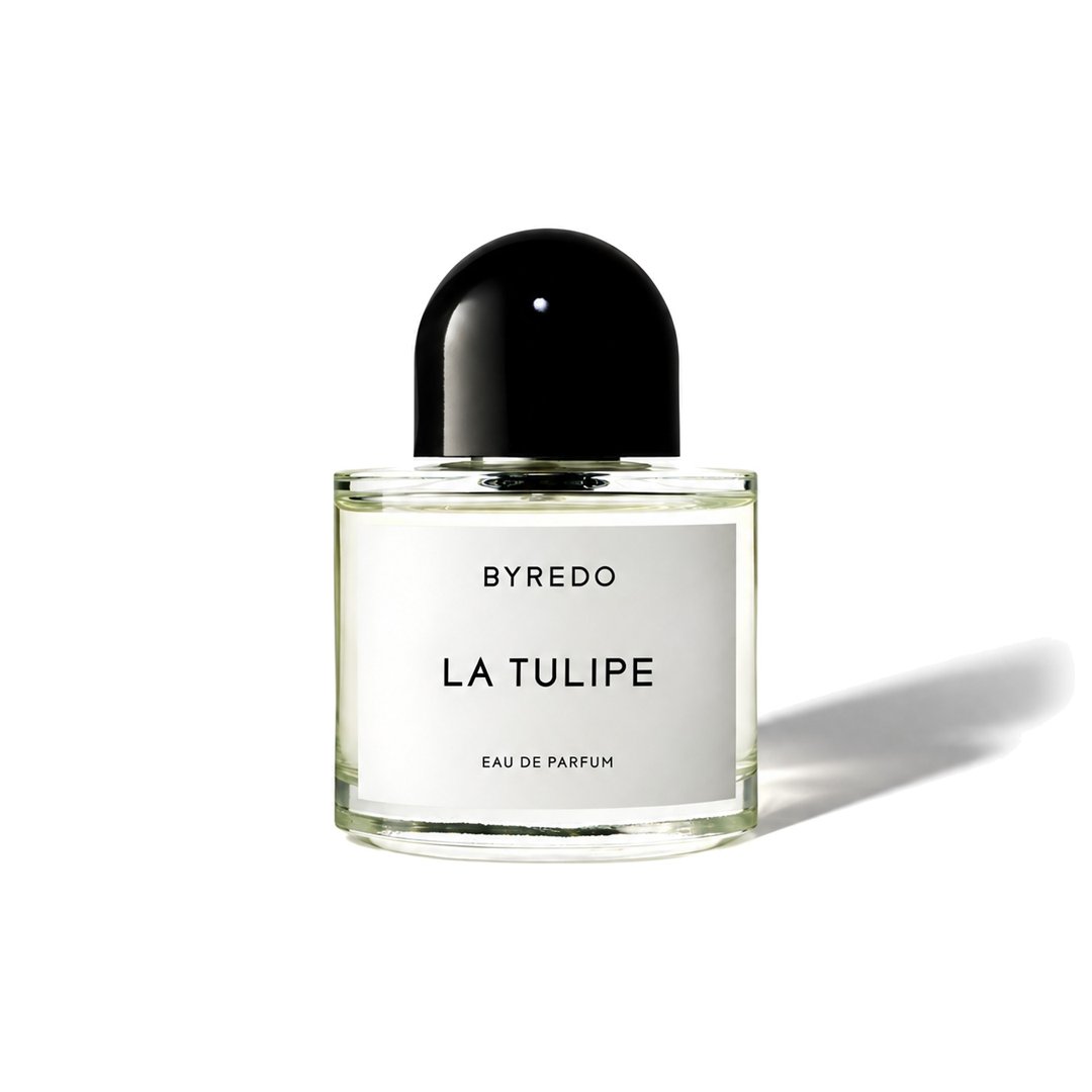 La Tulipe by Byredo, bottle casting a soft shadow, photo 1 of 6