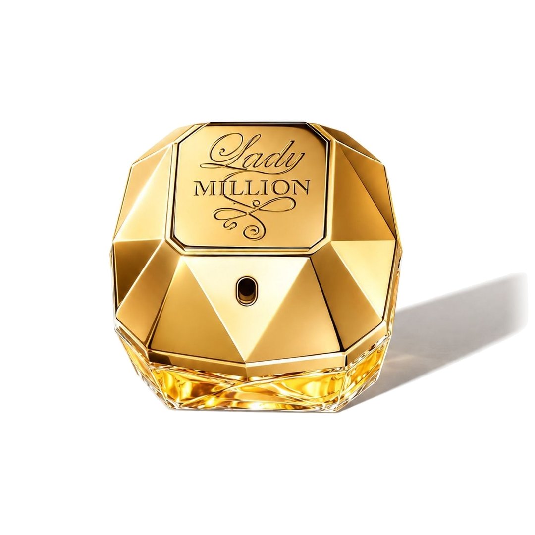 Lady Million de la Rabanne, flacon care proiectează o umbră discretă, fotografia 1 din 6