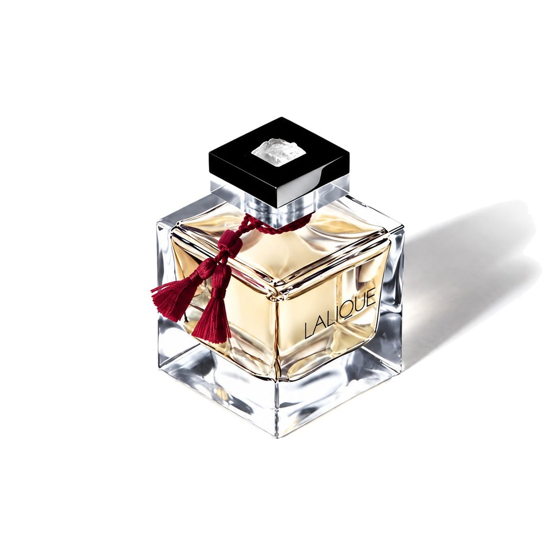 Le Parfum by Lalique, bottle casting a soft shadow, photo 1 of 6