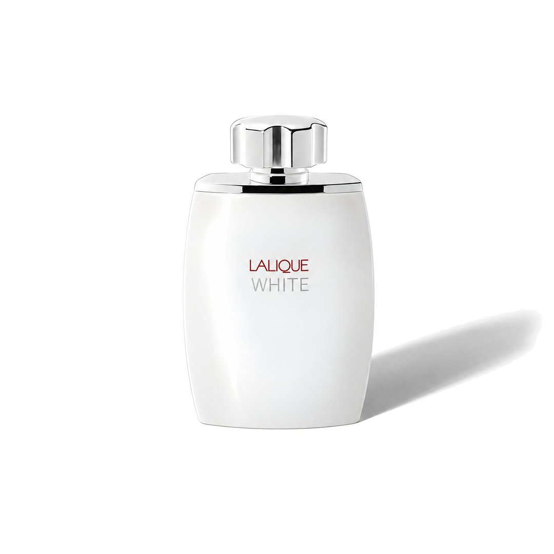 White by Lalique, bottle casting a soft shadow, photo 1 of 6