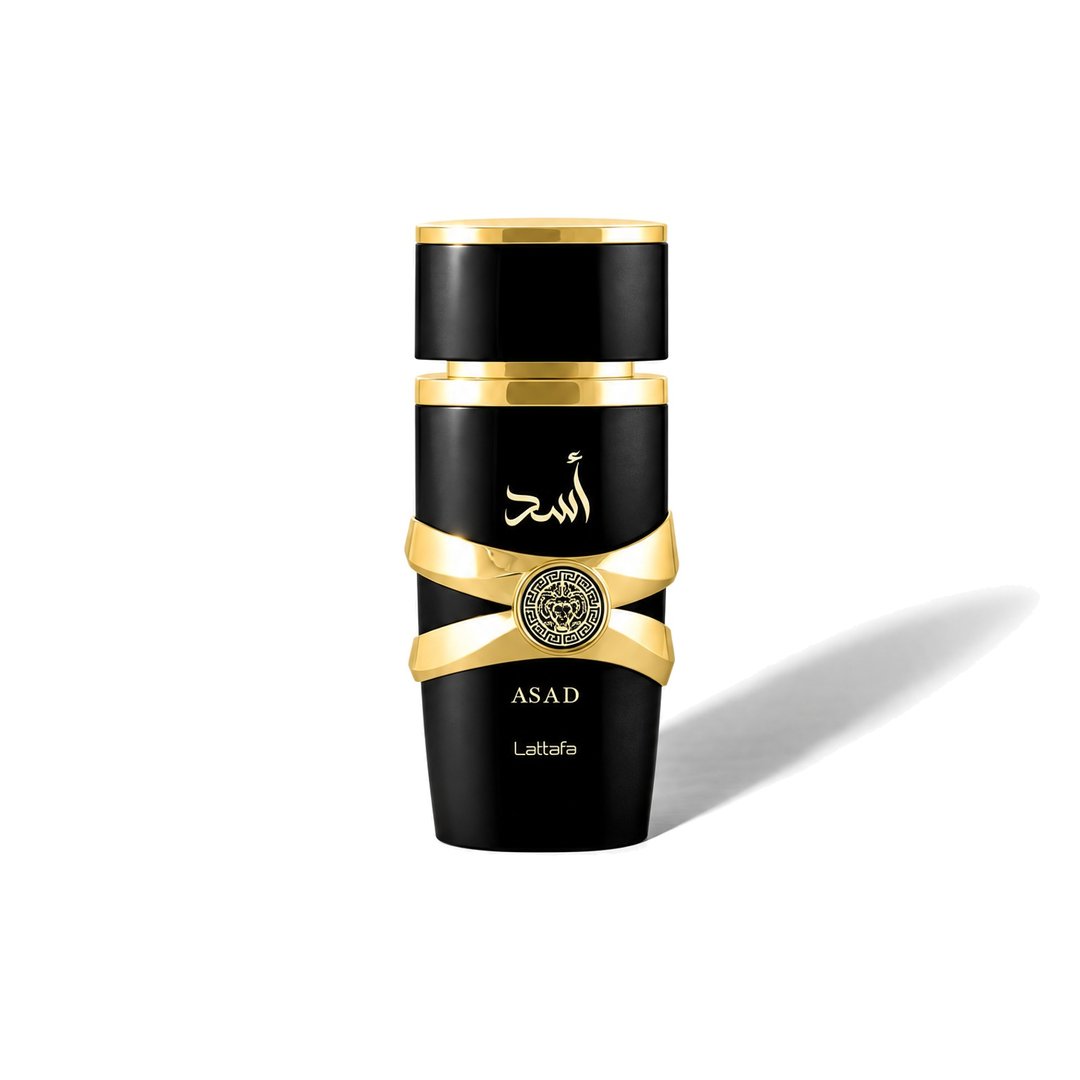 Asad by Lattafa, bottle casting a soft shadow, photo 1 of 6