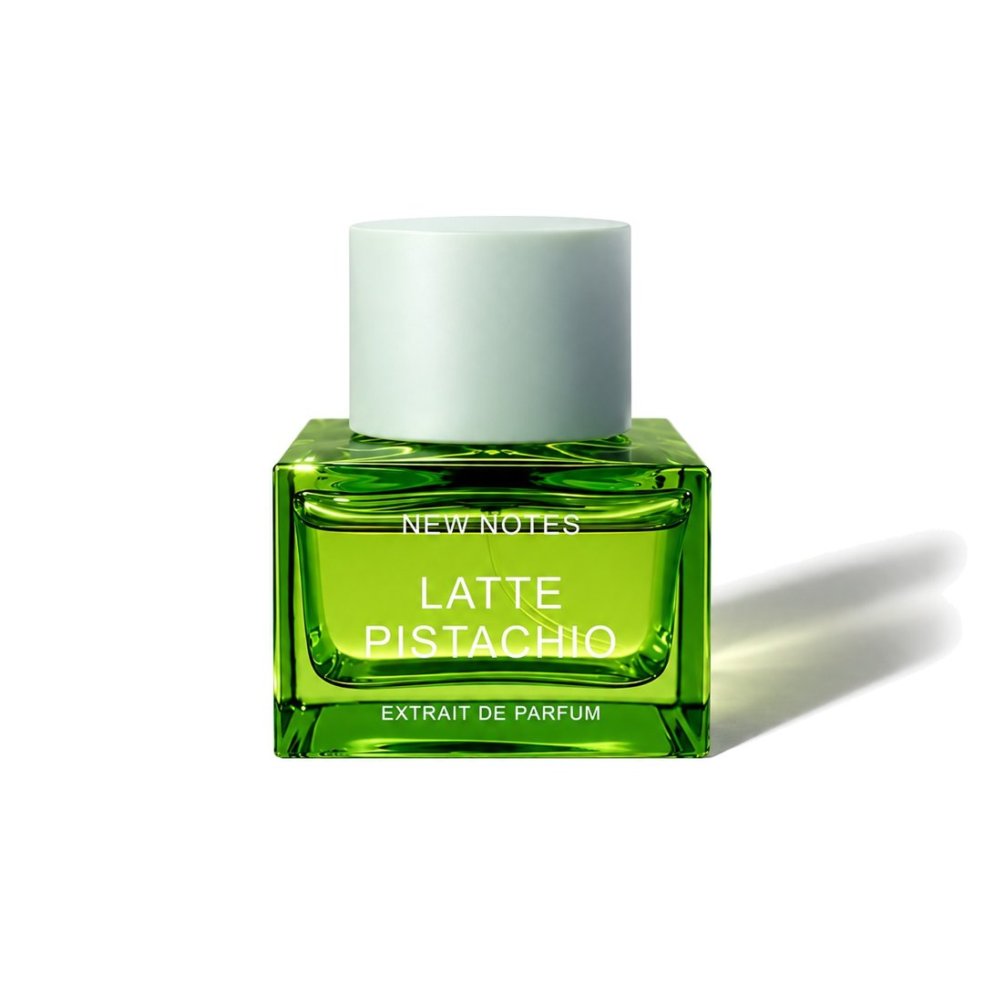 Latte Pistachio by New Notes, bottle casting a soft shadow, photo 1 of 6