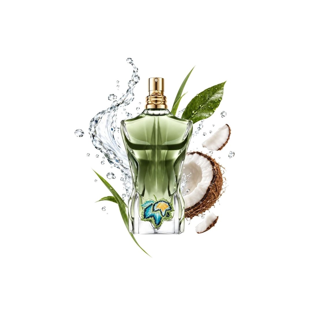 Jean Paul Gaultier Le Beau Paradise Garden. Klíčové tóny: Green Notes, Watery Notes a Coconut, fotka 2 z 4
