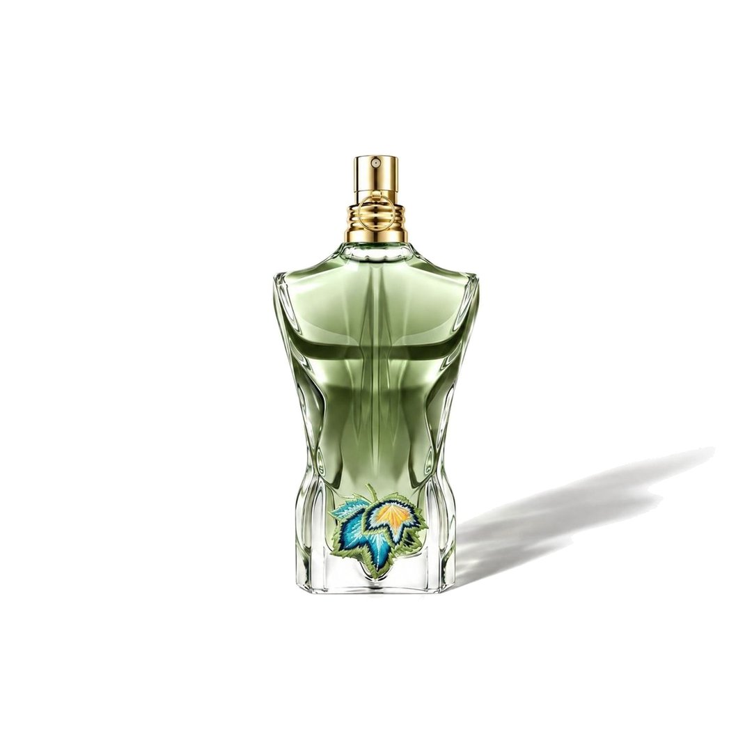 Le Beau Paradise Garden by Jean Paul Gaultier, bottle casting a soft shadow, photo 1 of 6