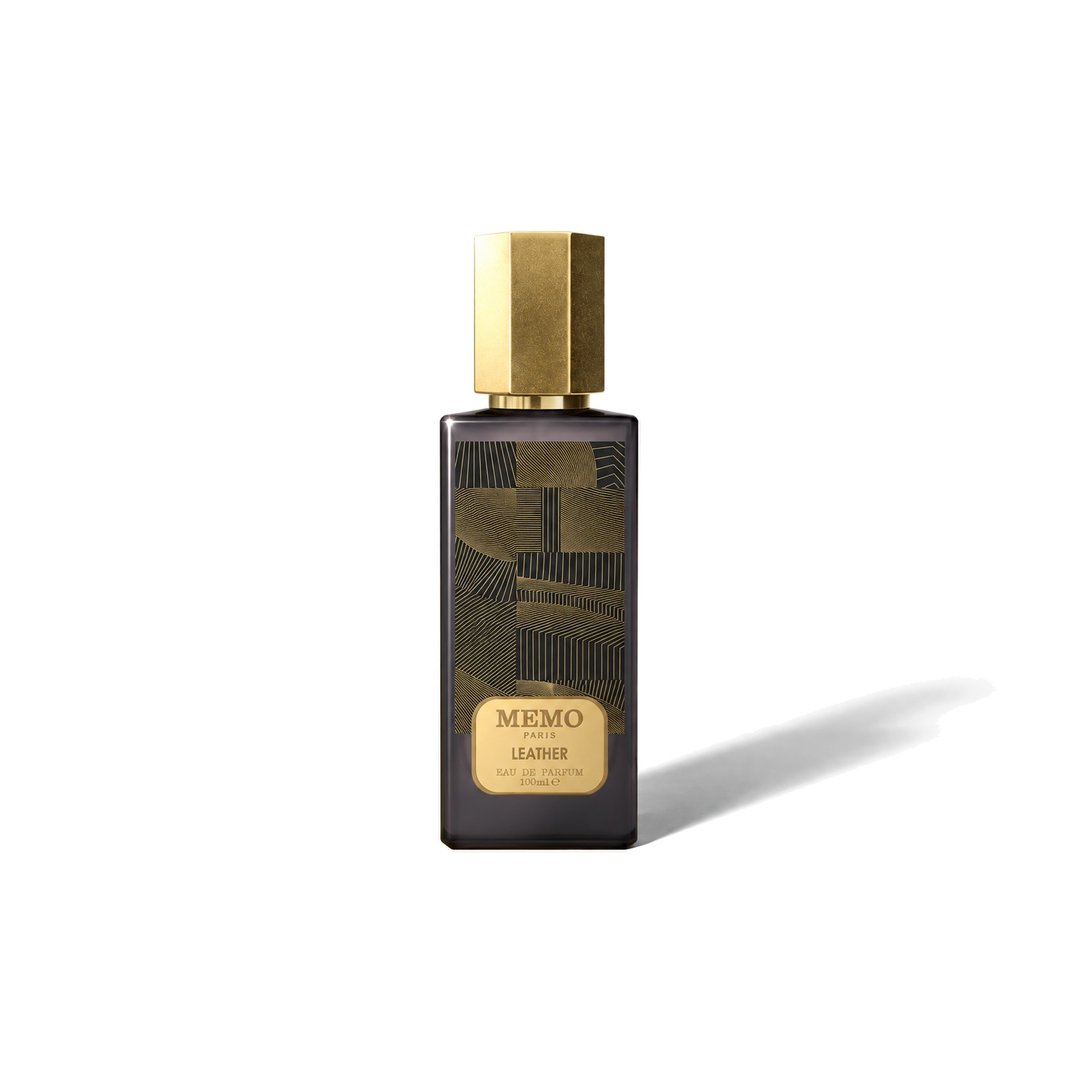 Leather by Memo Paris, bottle casting a soft shadow, photo 1 of 6