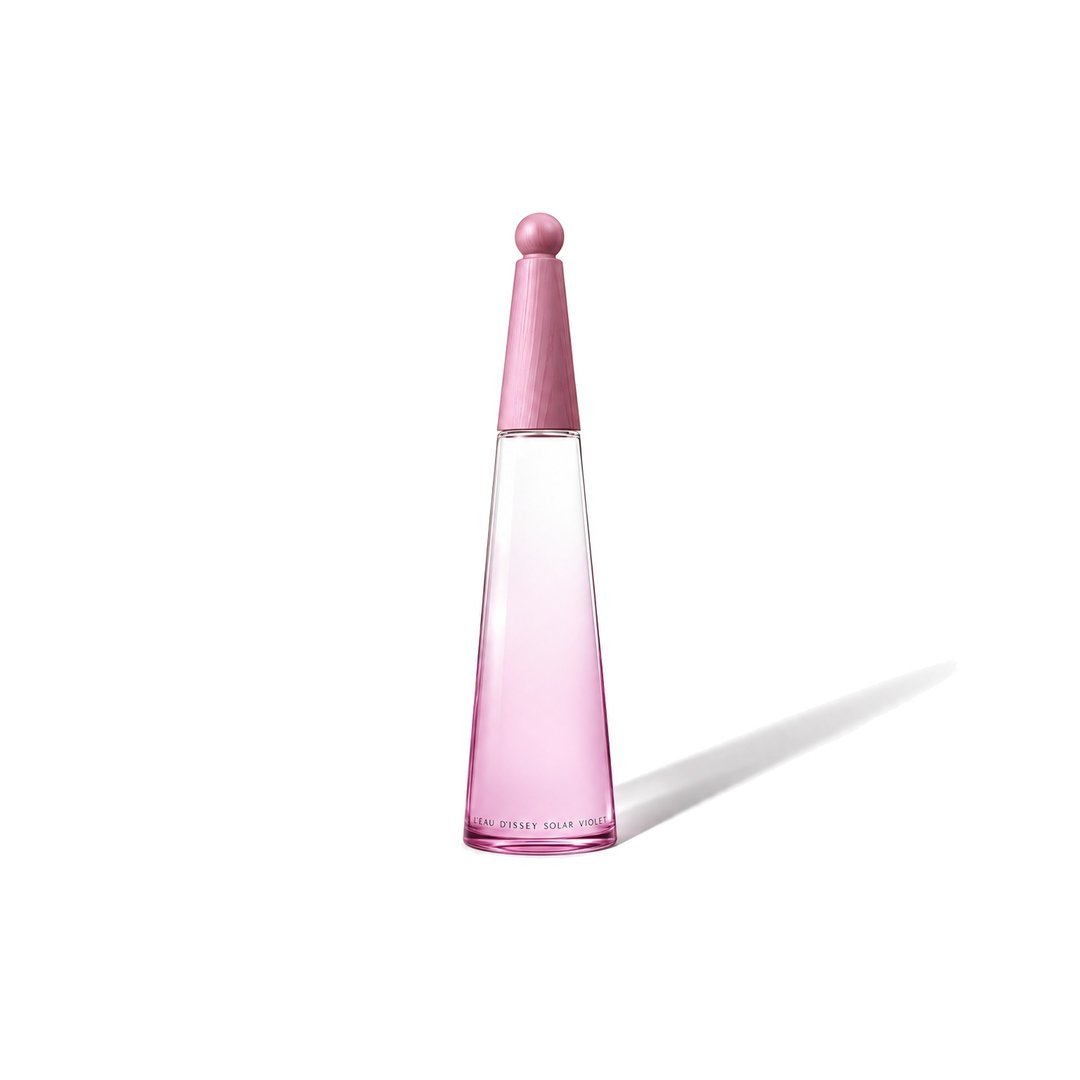 L'Eau d'Issey Solar Violet by Issey Miyake, bottle casting a soft shadow, photo 1 of 6