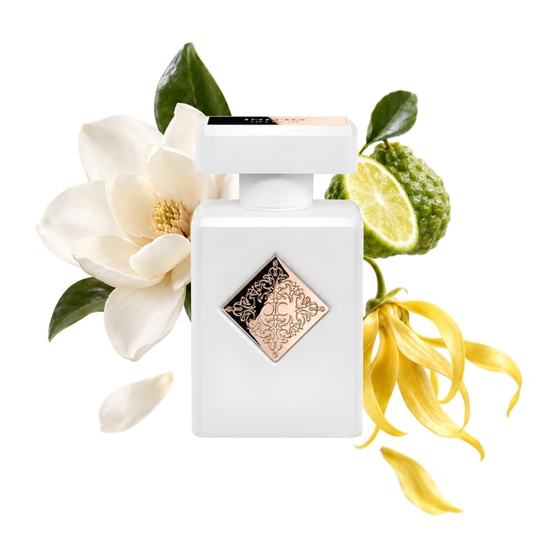 Initio Parfums Prives Lift Me Up, az üveg és fő illatjegyei: Magnólia, Bergamott és Ylang-ylang