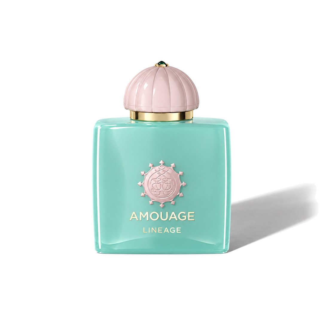 Lineage by Amouage, bottle casting a soft shadow, photo 1 of 6