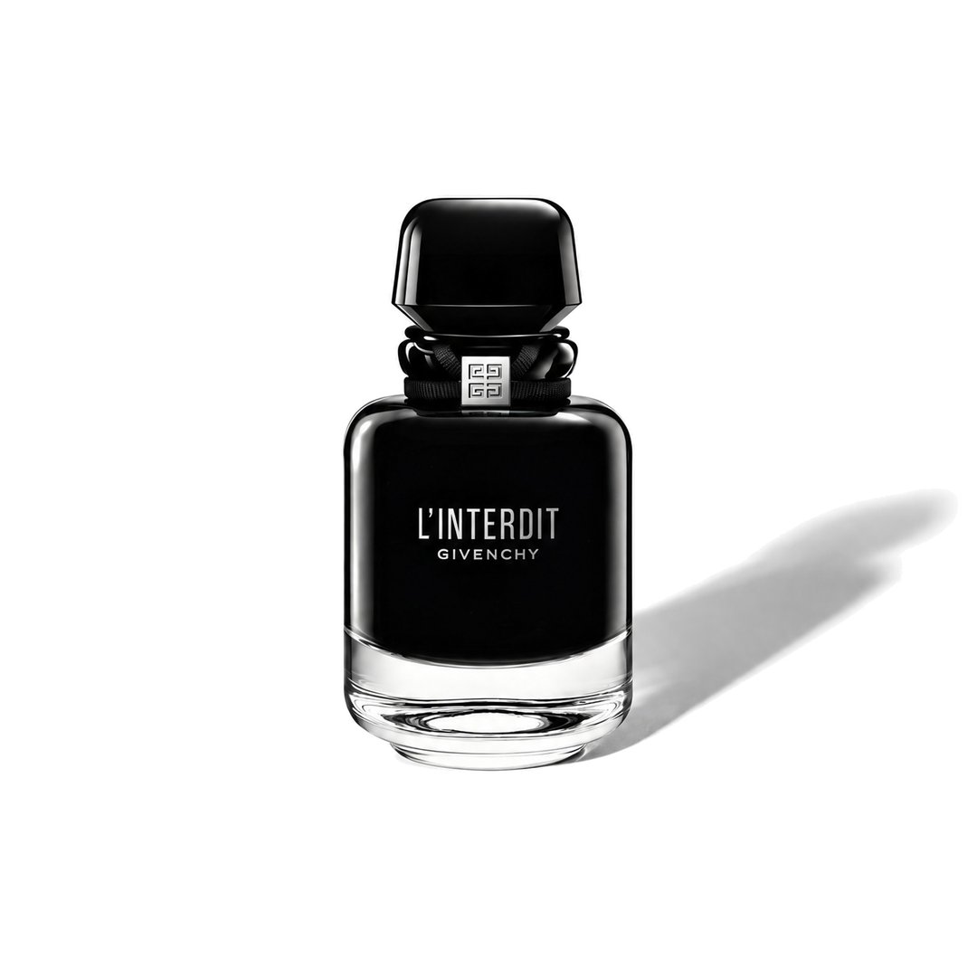 L'Interdit Eau de Parfum Intense by Givenchy, bottle casting a soft shadow, photo 1 of 6