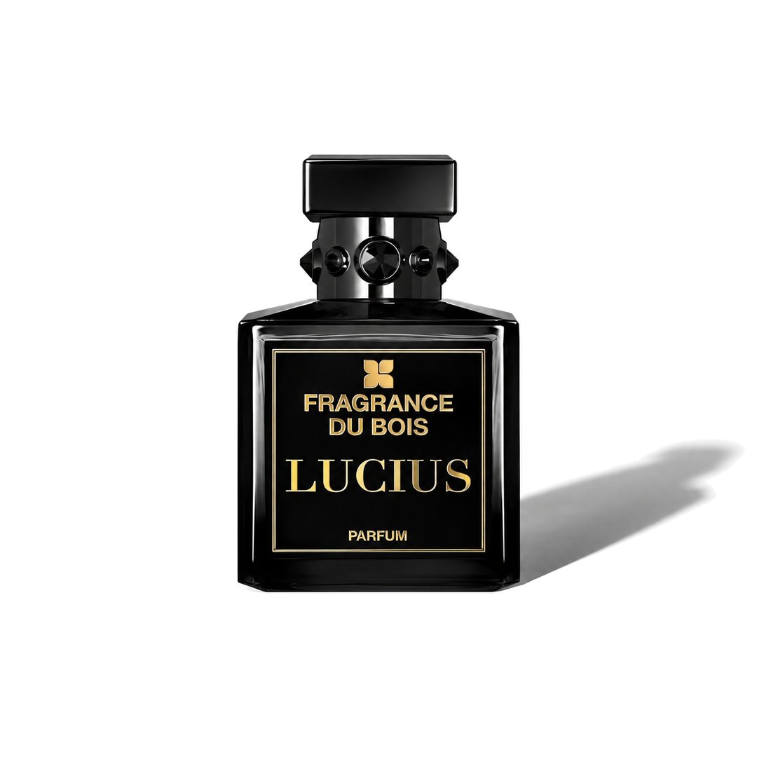 Lucius by Fragrance Du Bois, bottle casting a soft shadow, photo 1 of 6