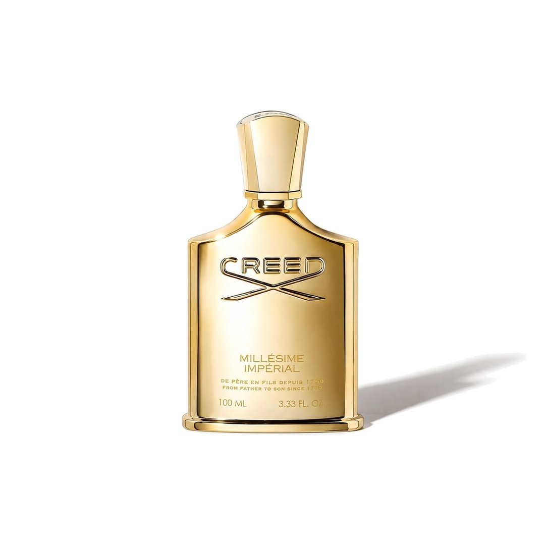 Millésime Impérial by Creed, bottle casting a soft shadow, photo 1 of 6