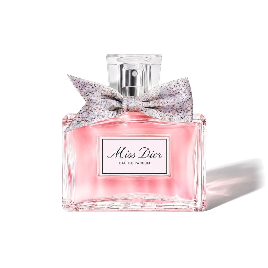 Miss Dior Eau de Parfum (2021) by Dior, bottle casting a soft shadow, photo 1 of 6