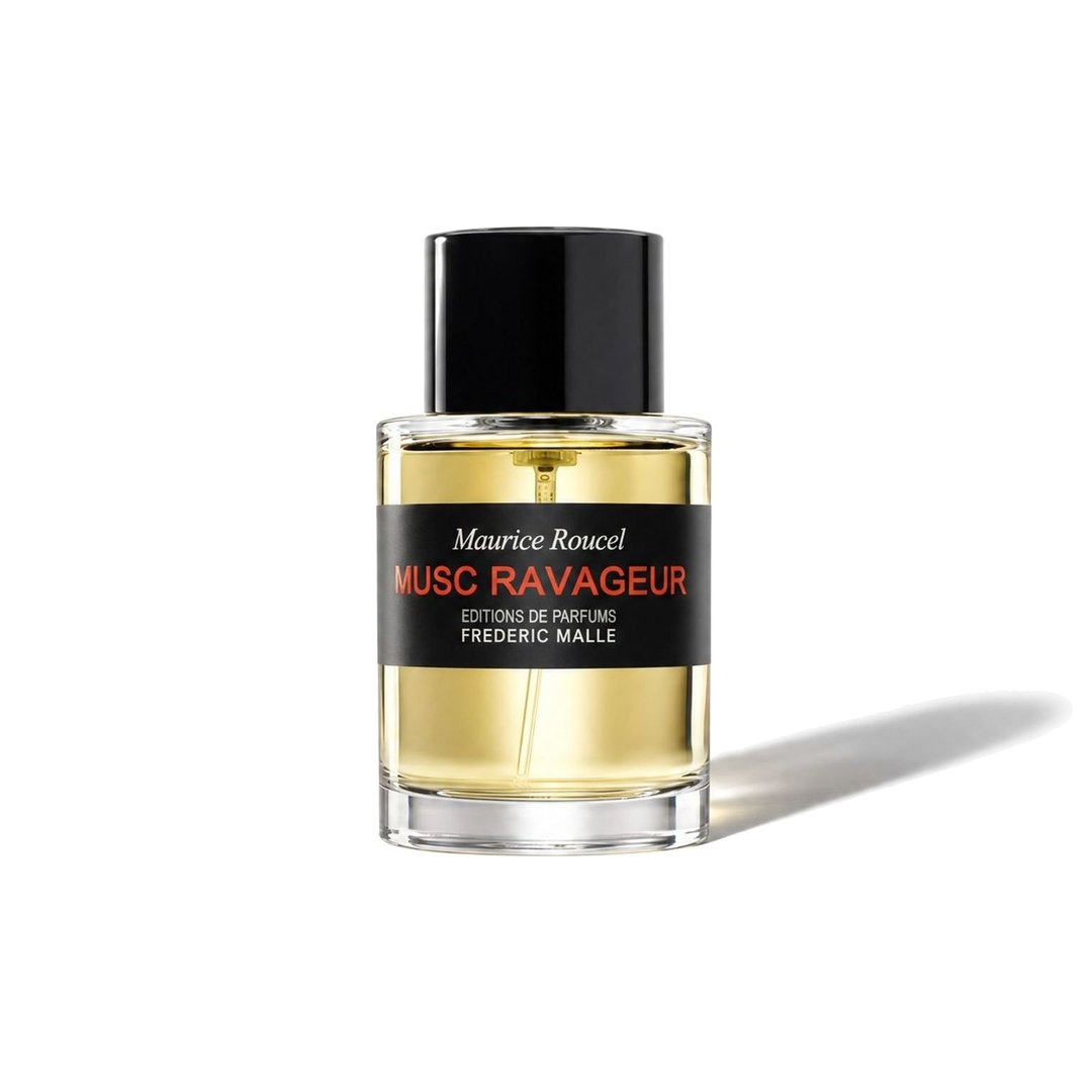 Musc Ravageur by Frederic Malle, bottle casting a soft shadow, photo 1 of 6
