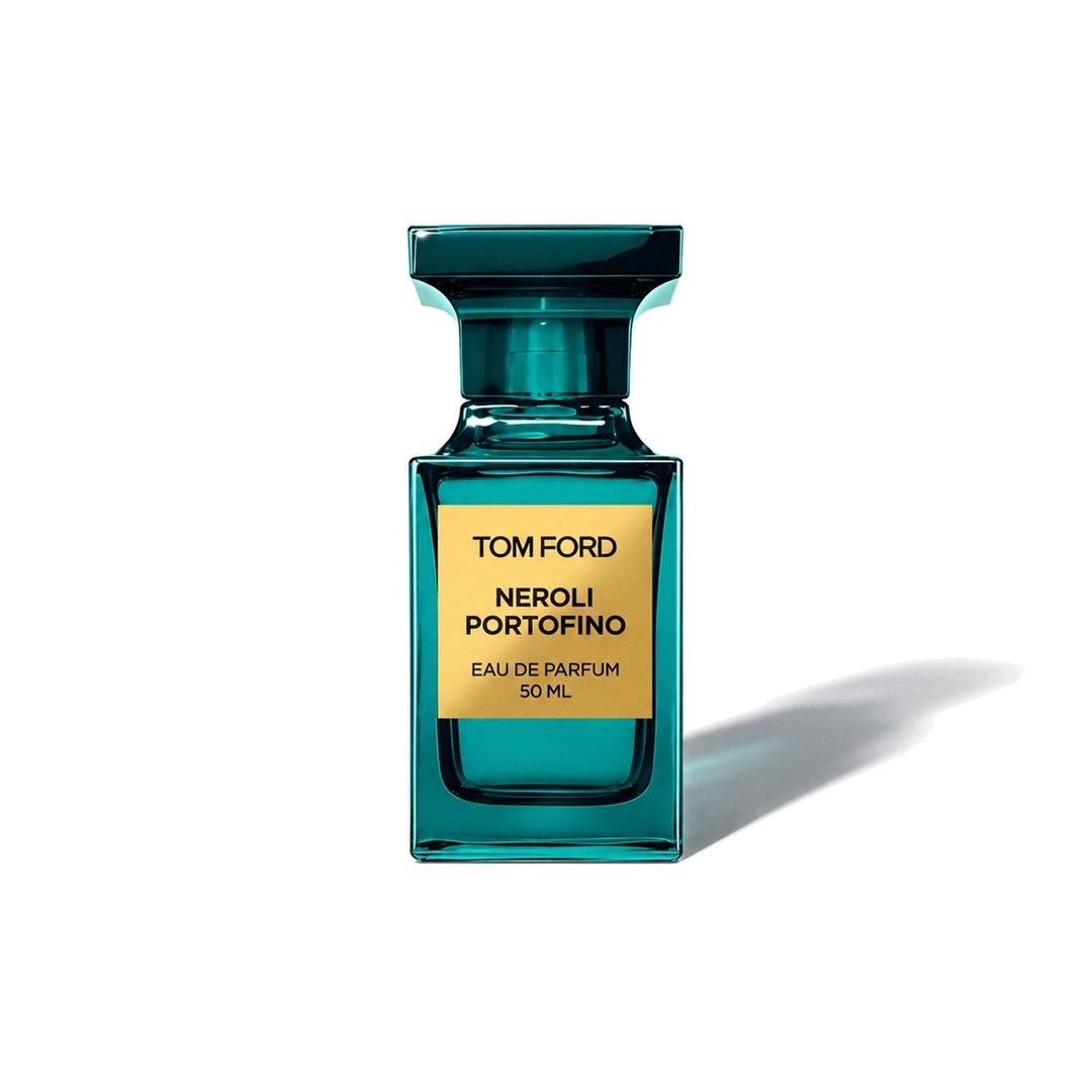 Neroli Portofino by Tom Ford, bottle casting a soft shadow, photo 1 of 6