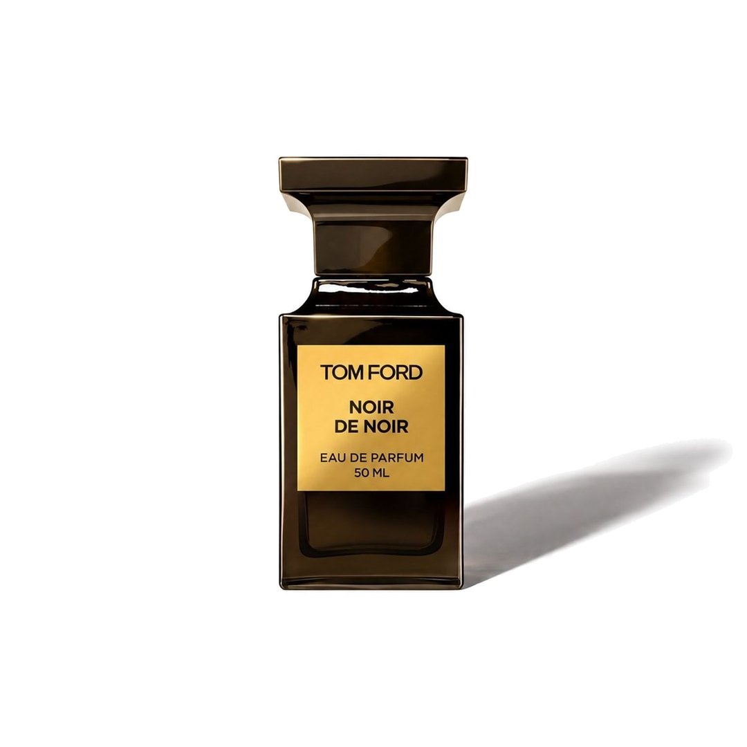 Noir de Noir by Tom Ford, bottle casting a soft shadow, photo 1 of 6