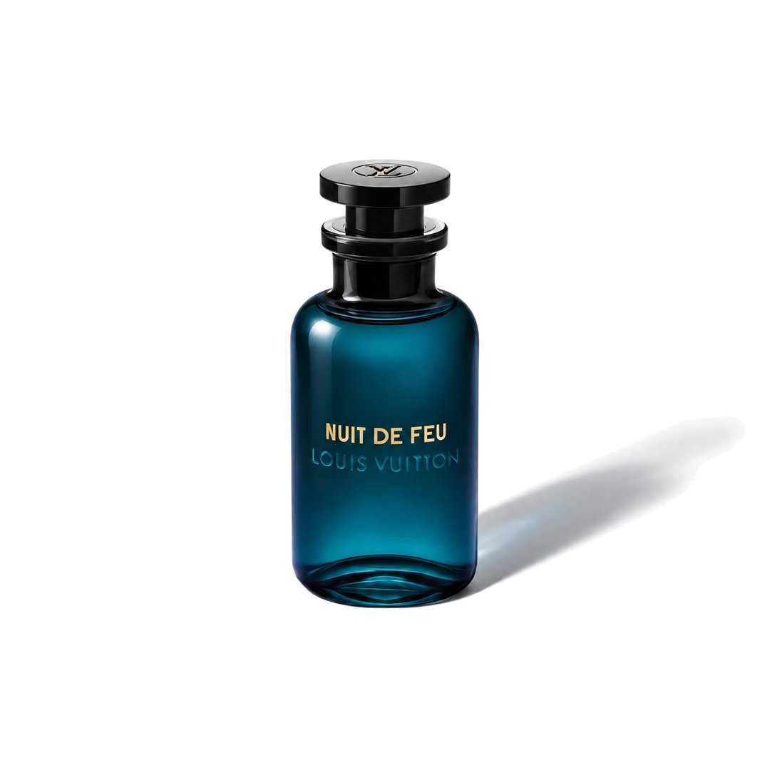 Nuit de Feu by Louis Vuitton, bottle casting a soft shadow, photo 1 of 6